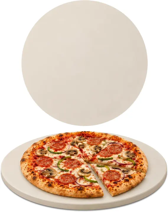 15" Round Cordierite Pizza Stone — Oven & Grill Baking Stone