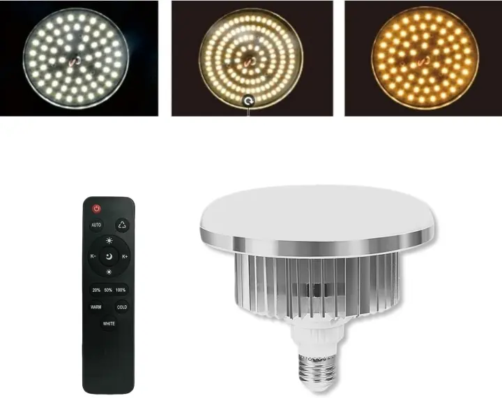 150W LED Dimmable Photography Bulb — E27, 2700–6500K