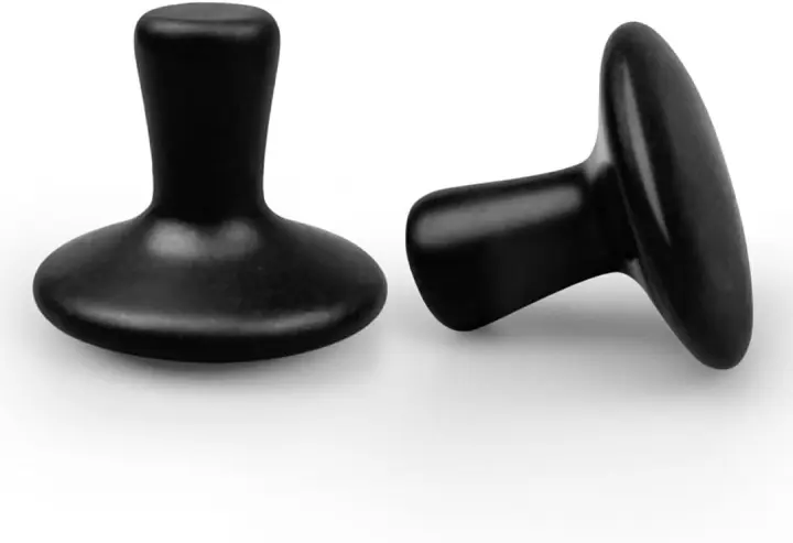 2-Pack Mushroom Hot Stone Massage Set — Gua Sha Basalt Tools