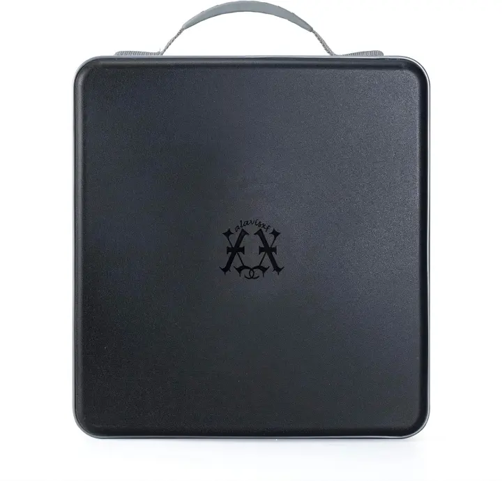 224-CD Hard Plastic Disc Organizer with Handle & Double Zipper