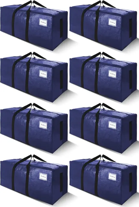 8-Pack Heavy-Duty Moving Bags with Wrap-Around Handles (Extra Large)