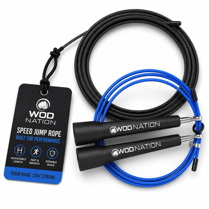 Adjustable Alloy Steel Speed Jump Rope — Fitness & Boxing