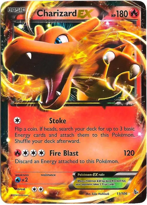 Charizard-EX (11/106) — Pokémon TCG Card from XY Flashfire
