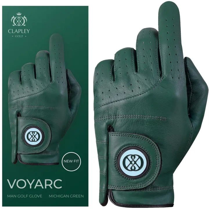 CLAPLEY GOLF Men's Cabretta Leather Golf Glove with Ball Marker