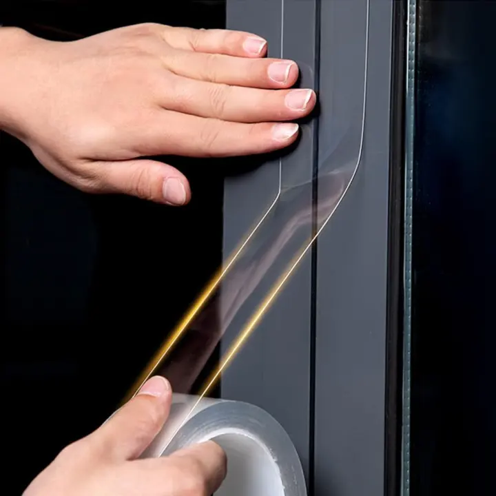 Clear Window Weather-Seal Tape, 2 in x 66 ft — Draft-Blocking Adhesive Film