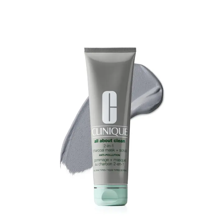 Clinique All About Clean 2-in-1 Charcoal Mask & Scrub, 3.4 oz