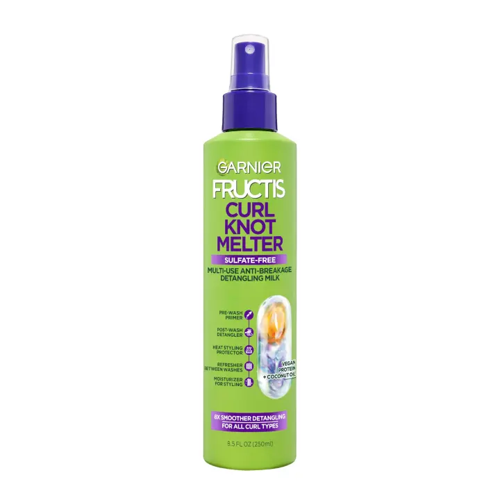 Curl Knot Melter Detangling Milk & Heat Protectant for Curly Hair