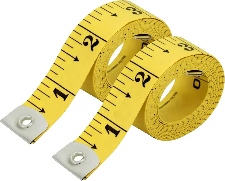 Flexible Fabric Tape Measure — 2-Pack Dual Metric & Imperial, Soft Sewing Tape