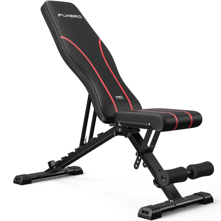 FLYBIRD Adjustable Foldable Weight Bench — Incline/Decline/Home Gym