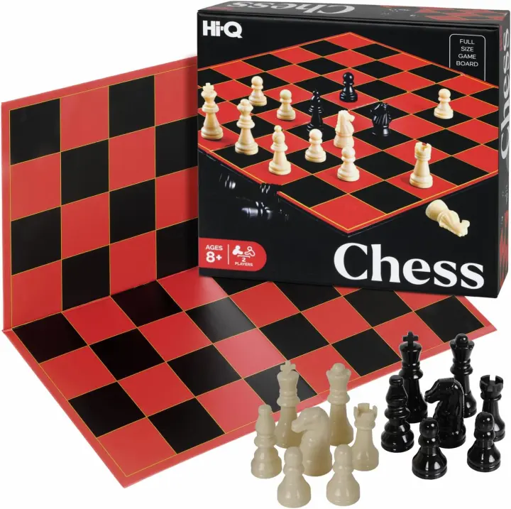 Folding Classic Chess Set — Standard Pieces for Kids & Beginners