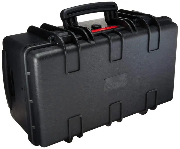 Hard Rolling Protective Camera Case — Large, Wheeled, Black