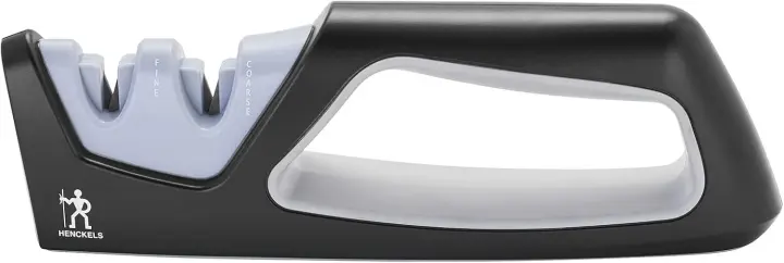 Henckels Two-Stage Handheld Knife Sharpener — Ergonomic Pull-Through