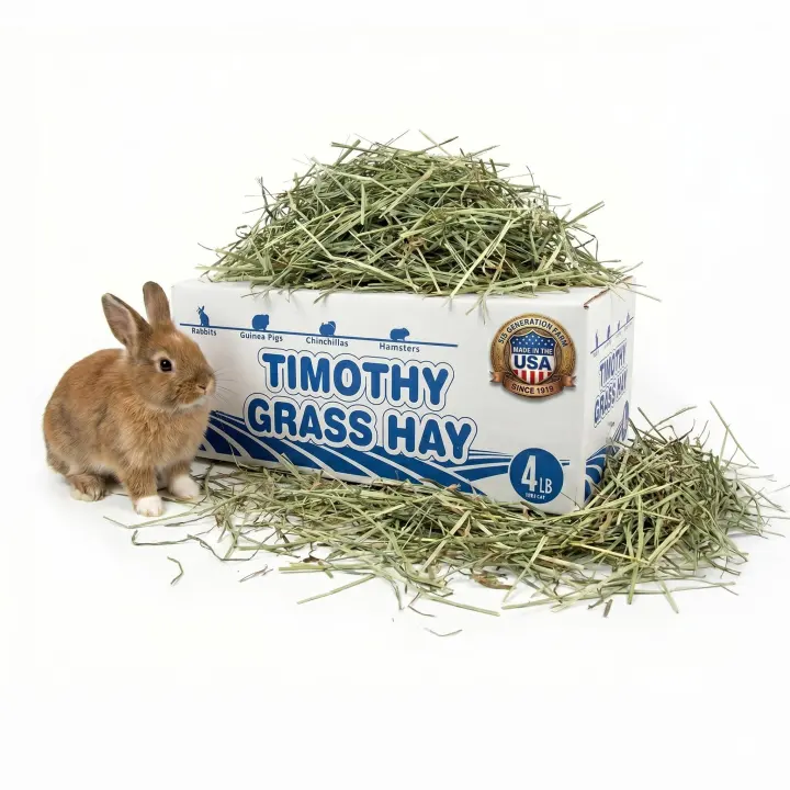 High Desert 1st-Cut Timothy Hay — 4 lb Box for Small Pets
