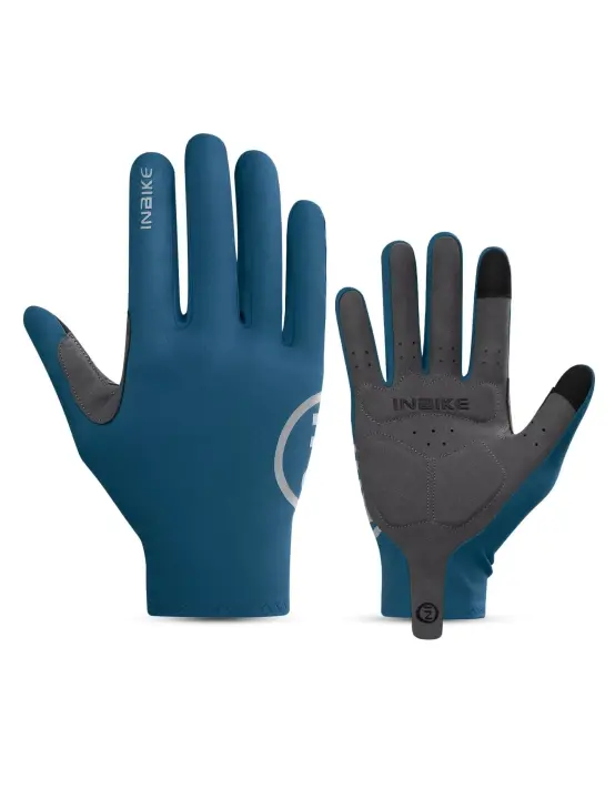 INBIKE Full-Finger Cycling Gloves — Breathable Gel-Padded Touchscreen