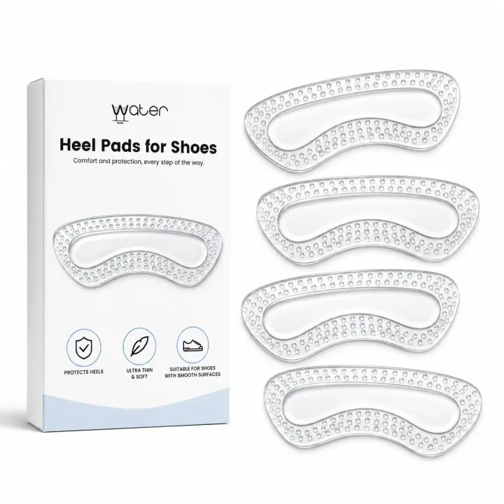 Invisible Gel Heel Grips — Self‑Adhesive Heel Liners for Loose Shoes