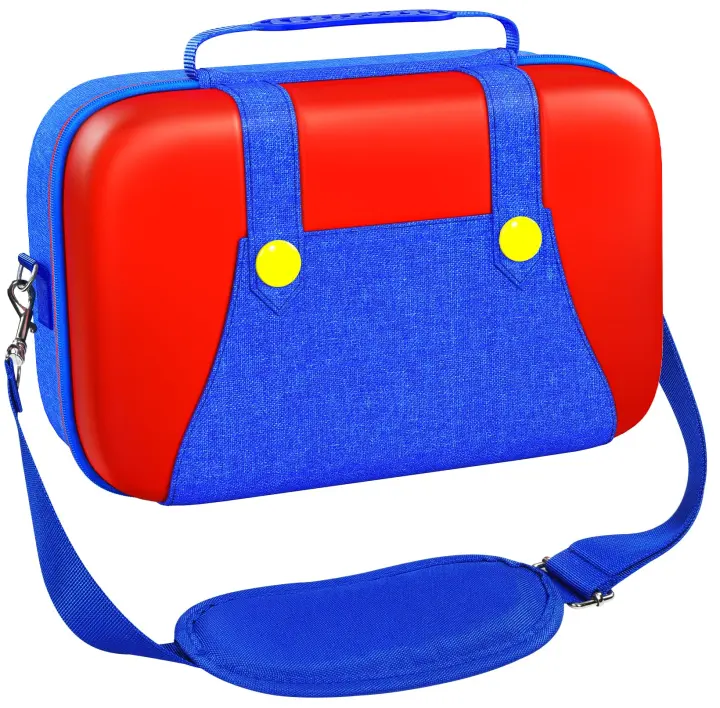 iVoler Travel Case for Nintendo Switch 2 — Red & Blue Protective Bag