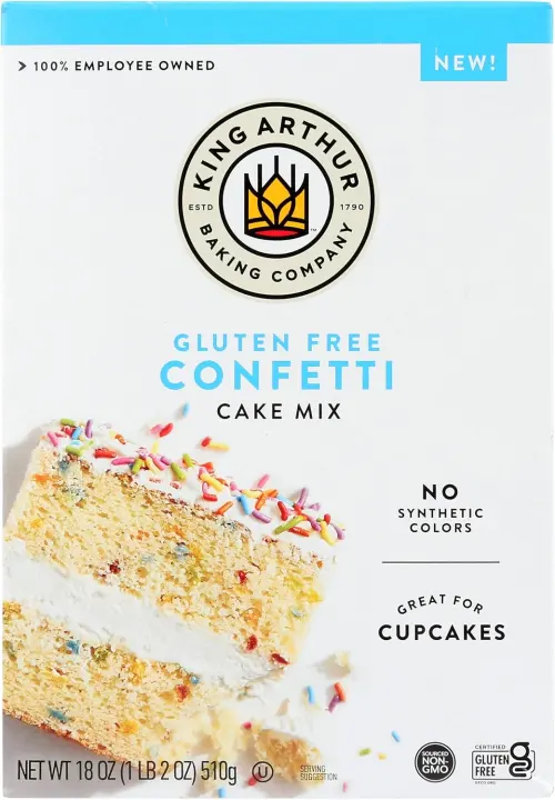 King Arthur Gluten-Free Confetti Cake Mix — 18 oz