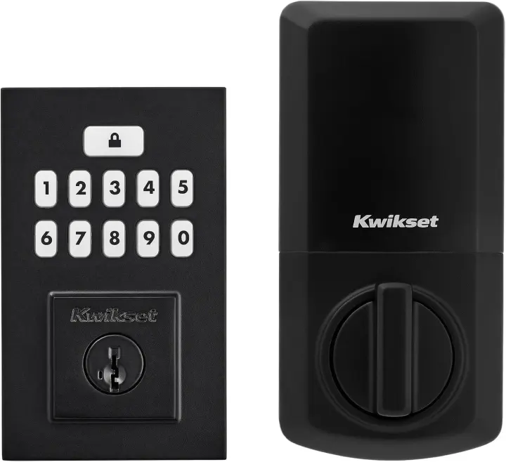 Kwikset SmartCode 260 Keyless Electronic Deadbolt — Matte Black