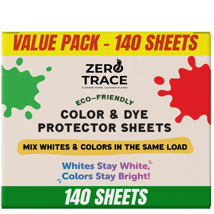 Laundry Color Catcher Sheets — 140-Pack Dye-Trapping Sheets