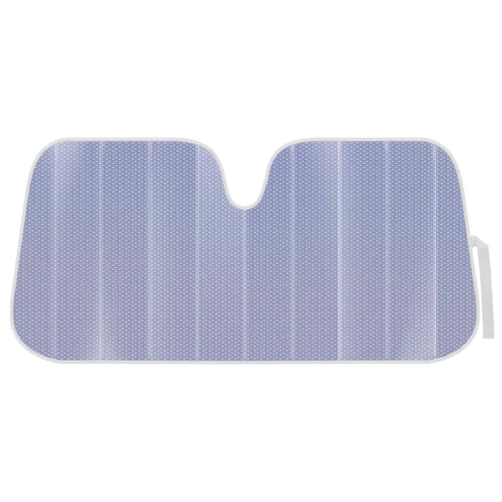 Lavender Shine Car Windshield Sun Shade — Accordion-Style Protector