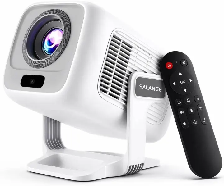 Mini Portable Projector — Smart WiFi/Bluetooth 1080P Short-Throw