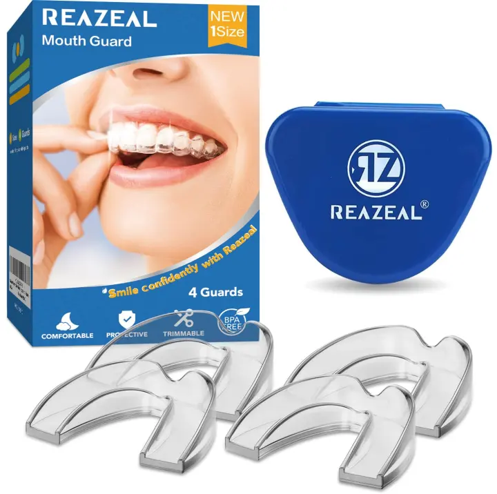 Nighttime Teeth Grinding Mouth Guard — Reusable Sleep Guard with Case
