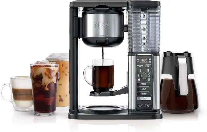 Ninja Specialty Coffee Maker — 10-Cup Glass Carafe with Frother