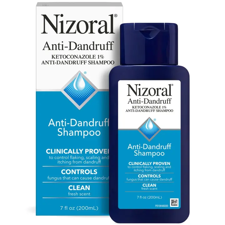 Nizoral Anti-Dandruff Shampoo — 1% Ketoconazole, Fresh Scent, 7 fl oz
