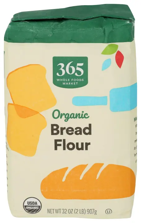Organic Bread Flour — 32 oz Bag (Artisan Baking, Non-GMO, Kosher)