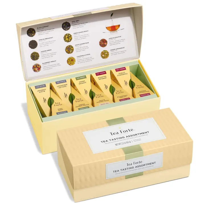 Premium Tea Sampler — 20 Pyramid Infusers in Assorted Gift Box