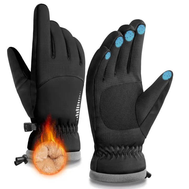 SIMARI Waterproof Thermal Winter Gloves for Men & Women — Touchscreen