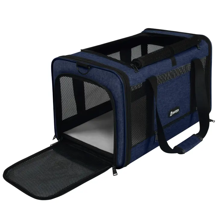 Soft-Sided Cat & Small Dog Carrier — Airline-Approved 18×11×11