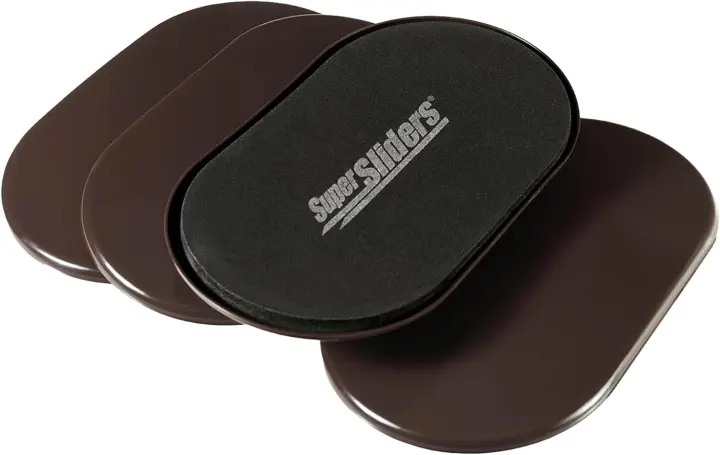 Super Sliders XL Oval Furniture Sliders — 5-3/4 x 9-1/2 (Set of 4)