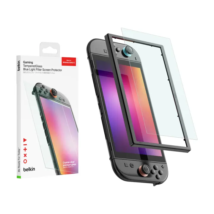 Tempered Glass Screen Protector for Nintendo Switch 2 with Blue-Light Filter