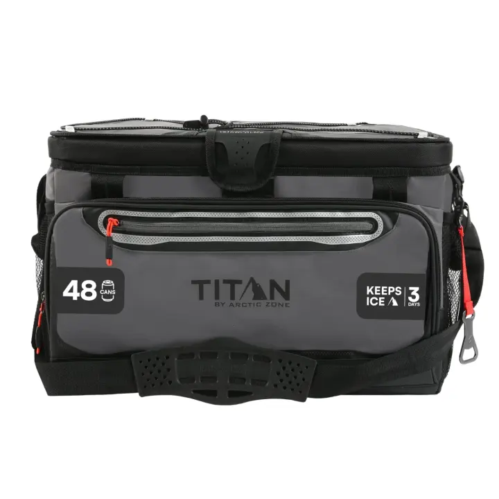 Titan 48-Can Zipperless Soft Cooler with HardBody Liner