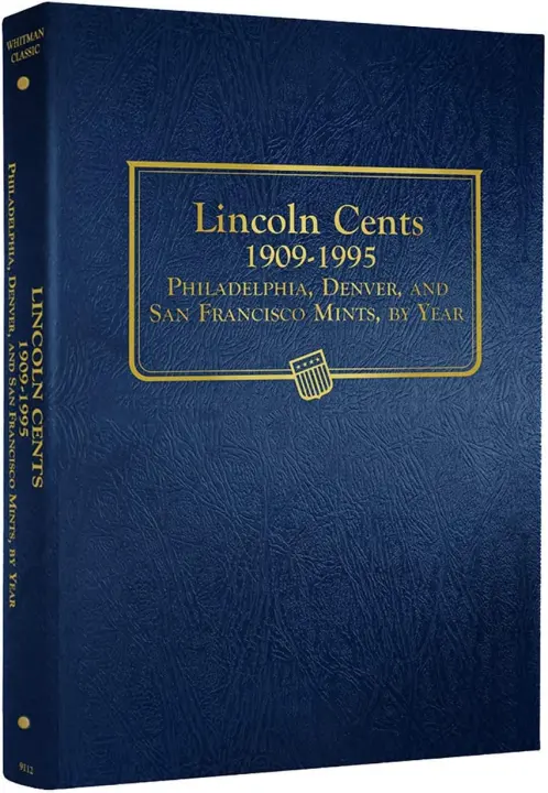 Whitman Lincoln Cent Album (1909–1995) — 252-Port Collector Album