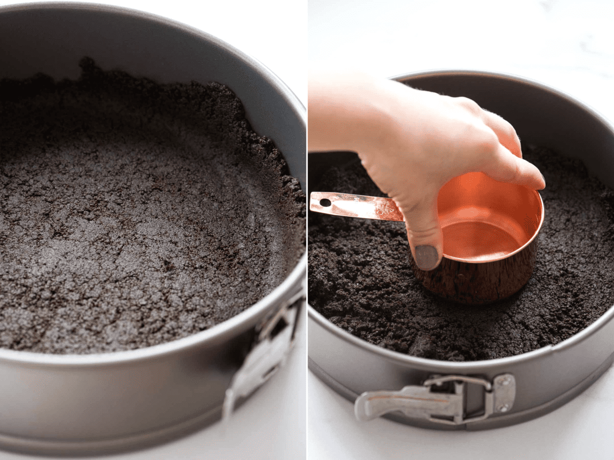 crosta oreo in teglia a cerniera