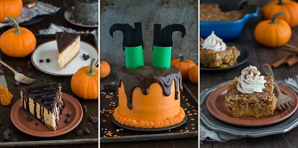 Cupcakes Ragno di Zucca e Noci 8 Ricette di Halloween da gebte.com - Torta di zucca, Torta strega sciolta, Cheesecake al cioccolato e zucca