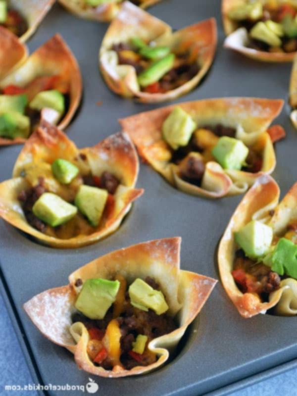 Μίνι Κύπελλα Τάκο Wonton