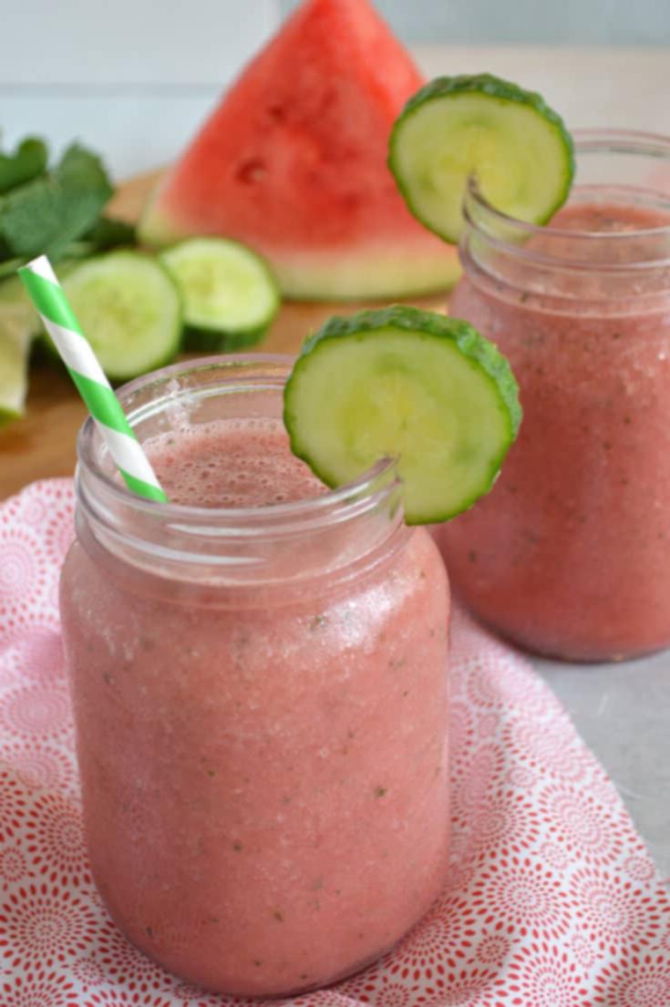 Smoothie Καρπουζιού και Αγγουριού