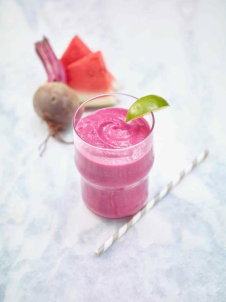 Smoothie Καρπουζιού και Παντζαριού μετά την Προπόνηση