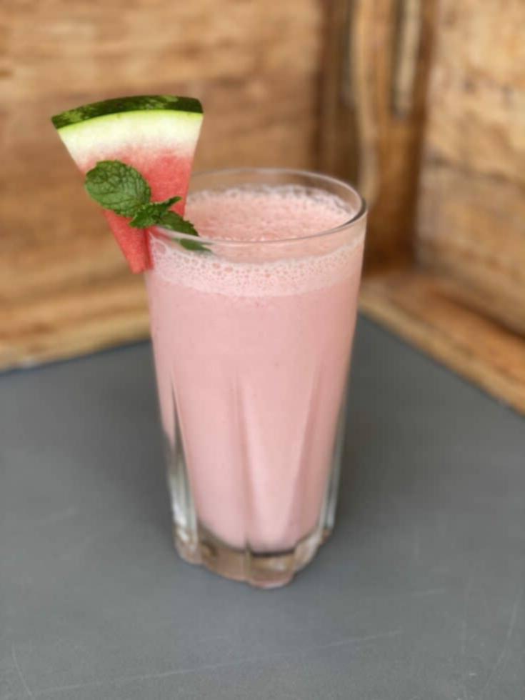 Smoothie Καρπουζιού και Γιαουρτιού