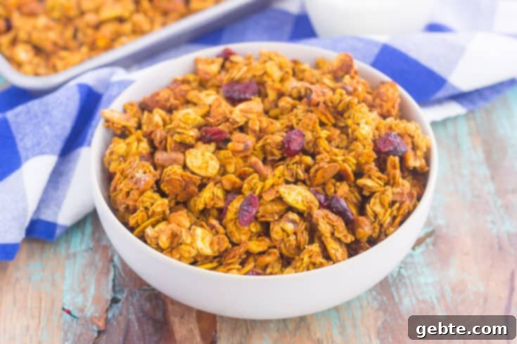 Granola κολοκύθας με μπαχαρικά