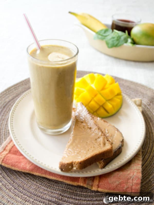 Φρουτώδες smoothie κολοκύθας