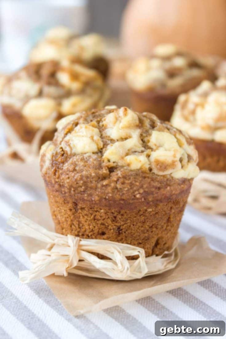 Muffins cheesecake κολοκύθας