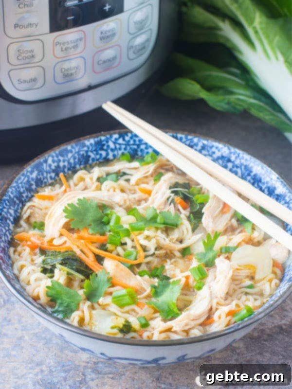 Κοτόπουλο Ramen Instant Pot