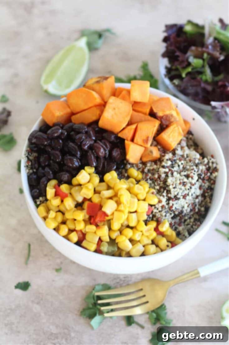 Southwest Sweet Potato Buddha Bowl