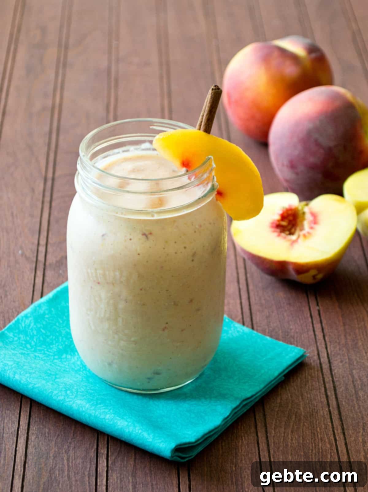 Το Δικό σου Smoothie: Εκτυπώσιμα και Συνταγές 9 Σμούθι ροδακινόπιτα