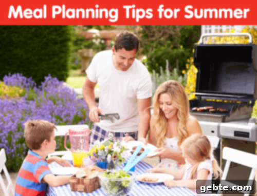 Tips for Summer Meal Planning
