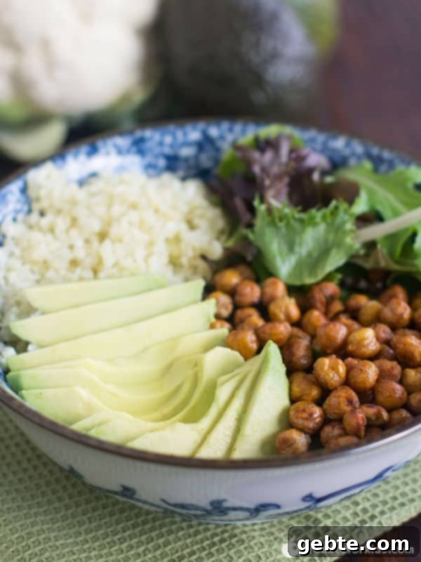 Χορτοφαγικό Buddha Bowl με Ψητά Ρεβίθια